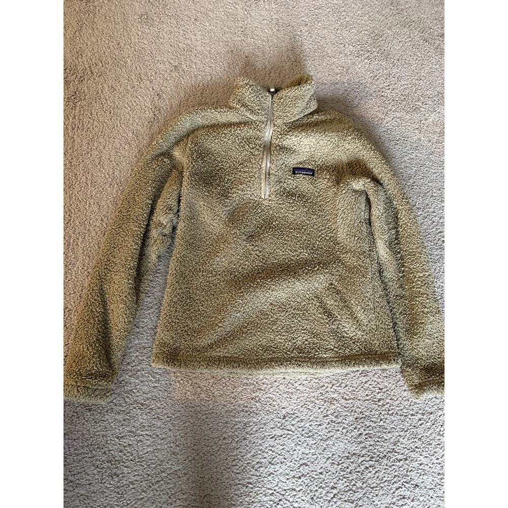 Patagonia Los Gatos Cream Brown Pullover Sweater SIze Women's S